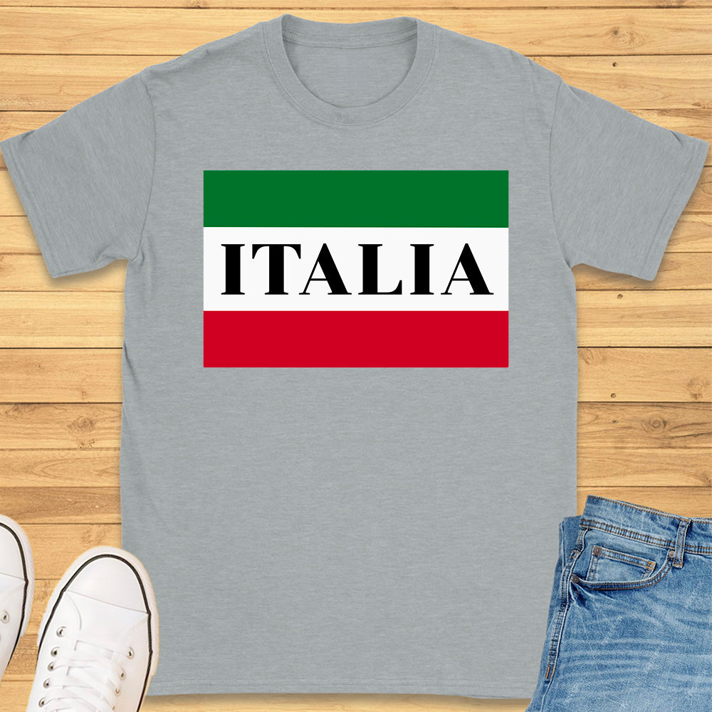 Italia Box Flag T-Shirt