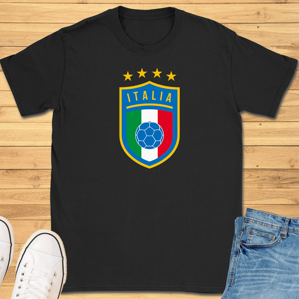 Italia Football Shield T-Shirt
