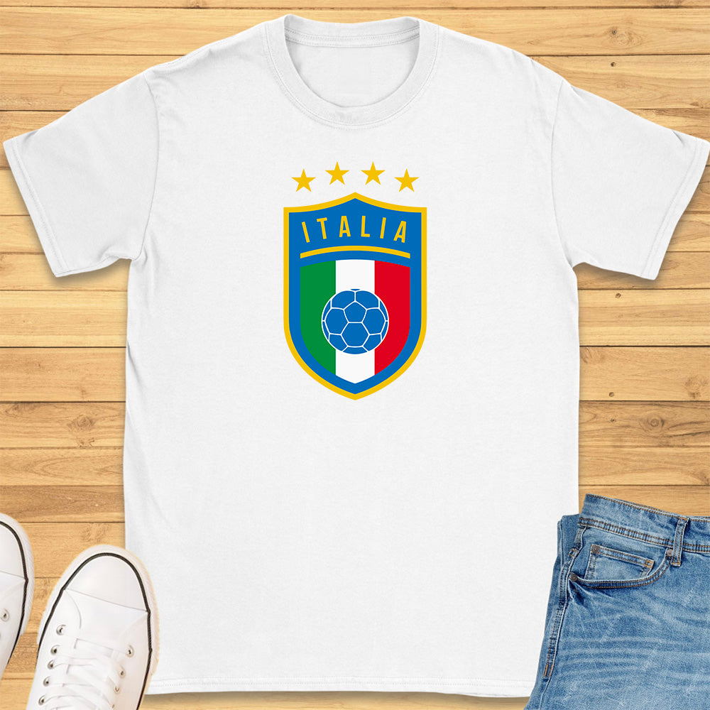Italia Football Shield T-Shirt
