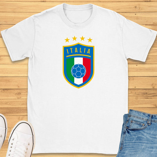 Italia Football Shield T-Shirt