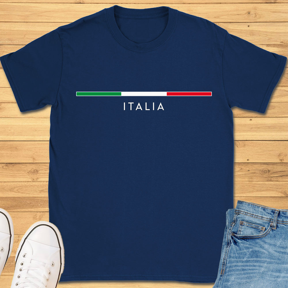 Italia Minimalist Flag T-Shirt