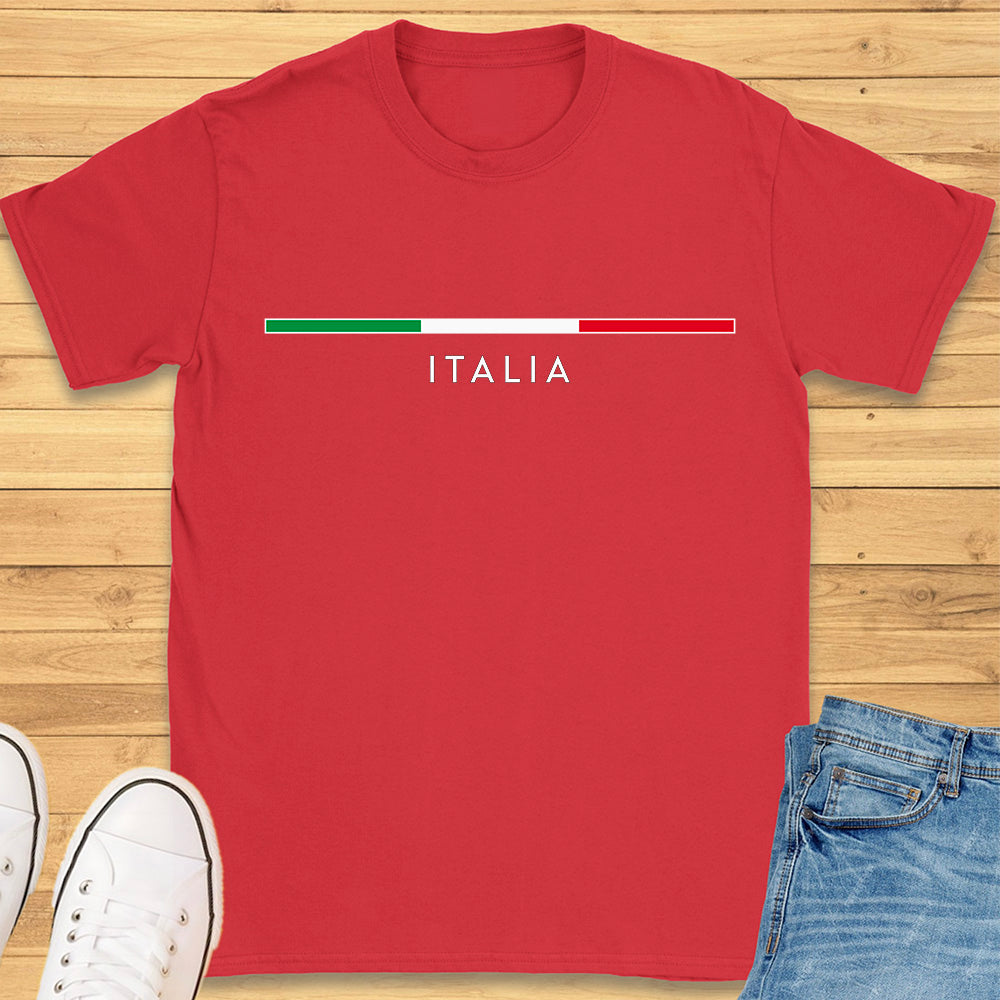 Italia Minimalist Flag T-Shirt