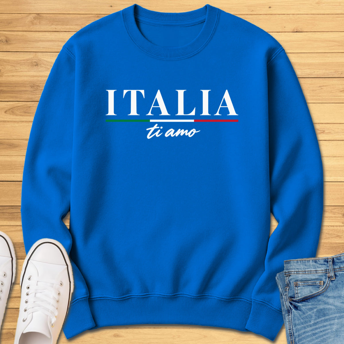Italia Ti Amo Sweatshirt - Royal