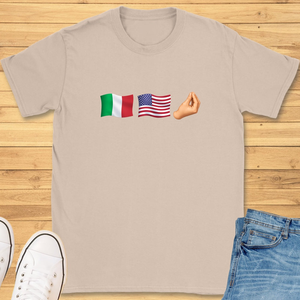 Italian American Emoji T-Shirt