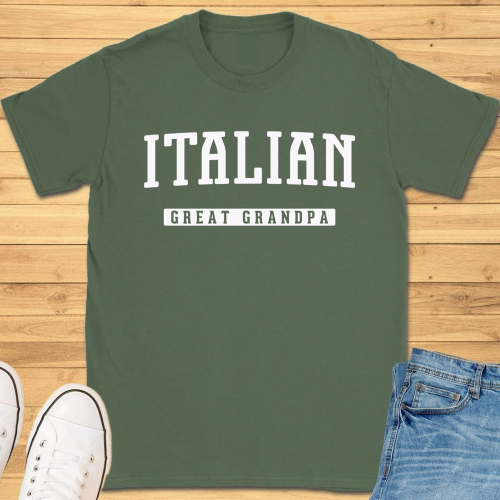 Italian Great Grandpa T-Shirt