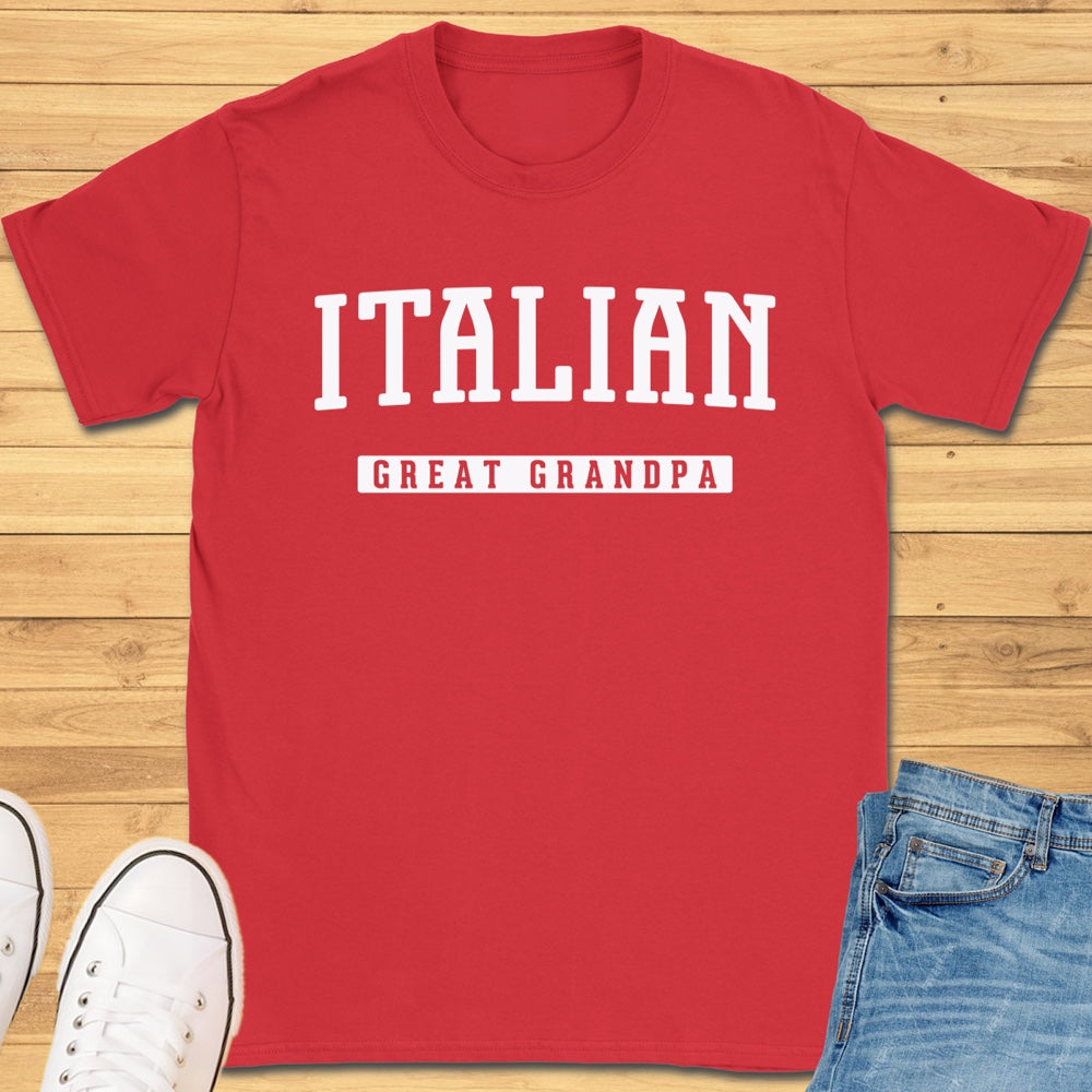 Italian Great Grandpa T-Shirt