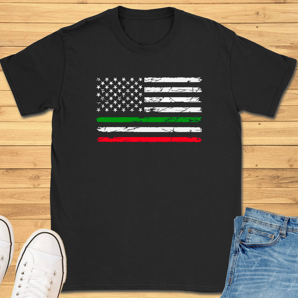Italian American Flag T-Shirt
