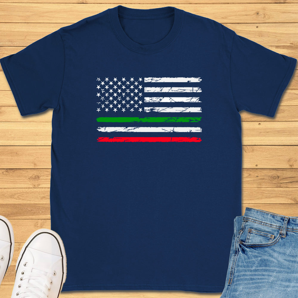 Italian American Flag T-Shirt
