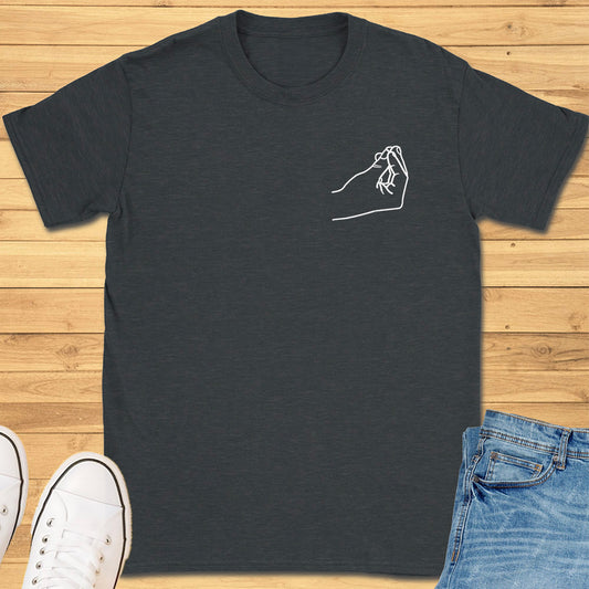 Italian Pinched Fingers Pocket T-Shirt