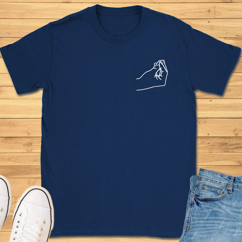 Italian Pinched Fingers Pocket T-Shirt