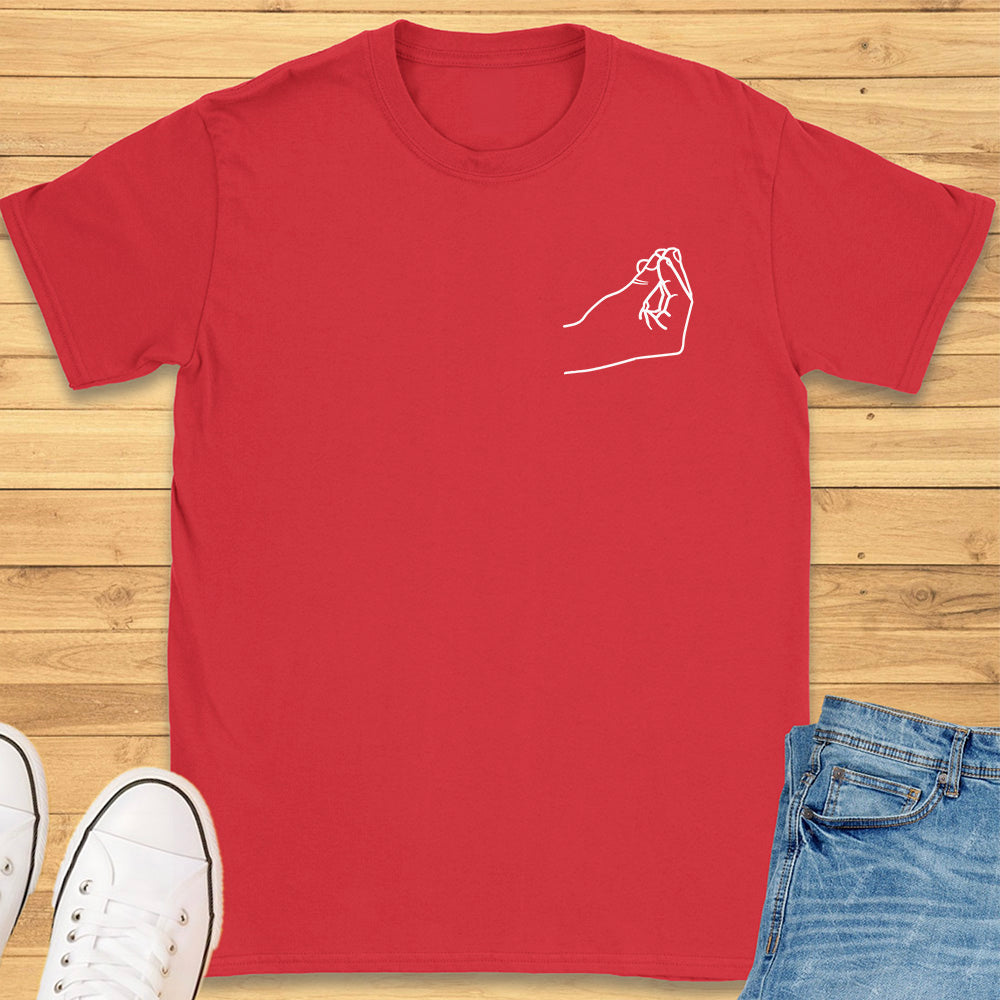 Italian Pinched Fingers Pocket T-Shirt