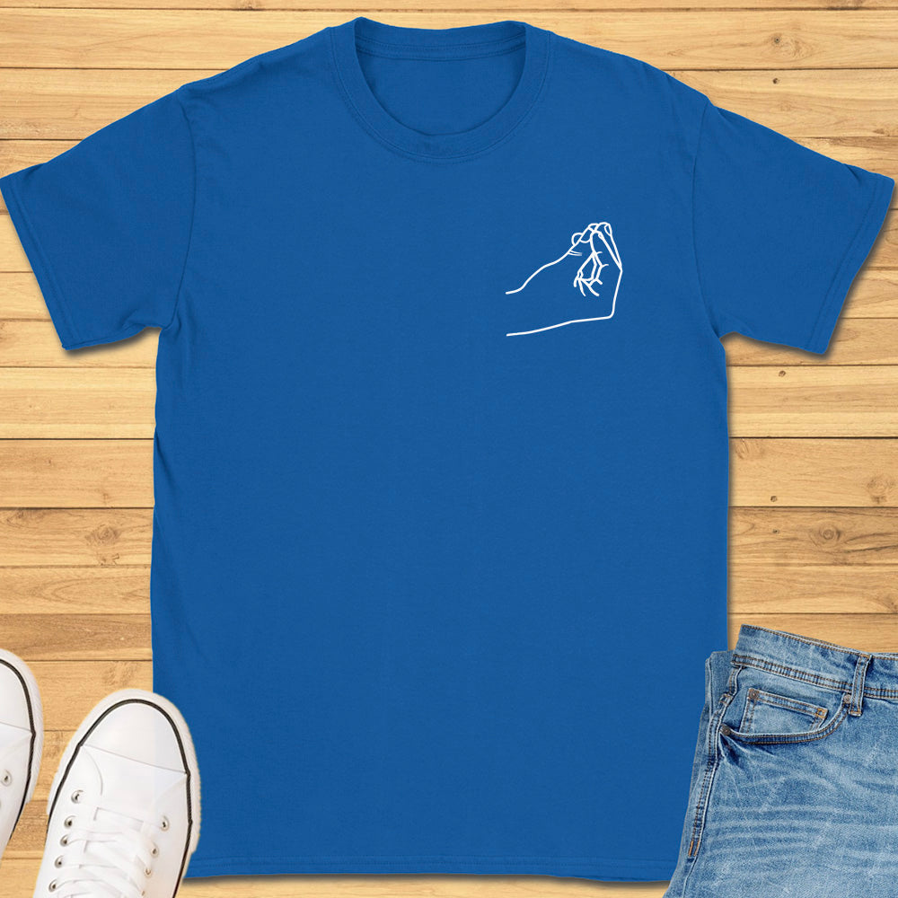 Italian Pinched Fingers Pocket T-Shirt