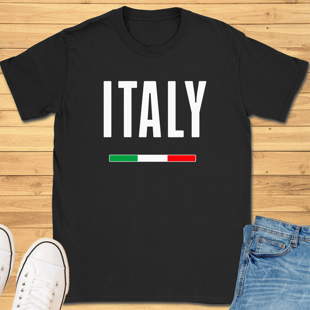 Italy Flag Modern T-Shirt