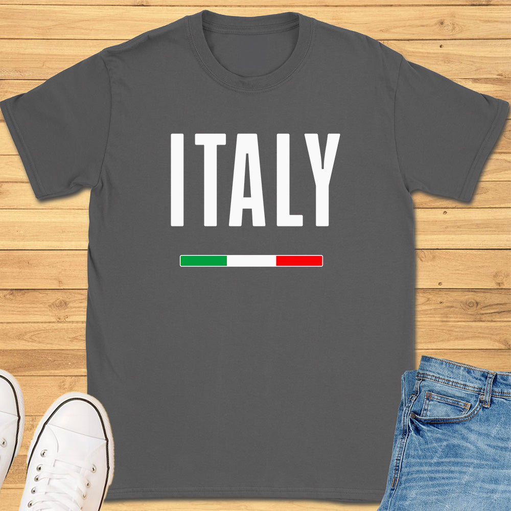 Italy Flag Modern T-Shirt