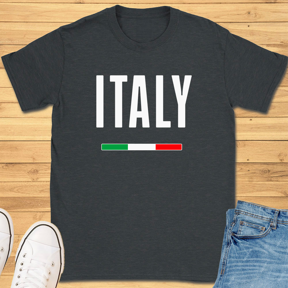 Italy Flag Modern T-Shirt