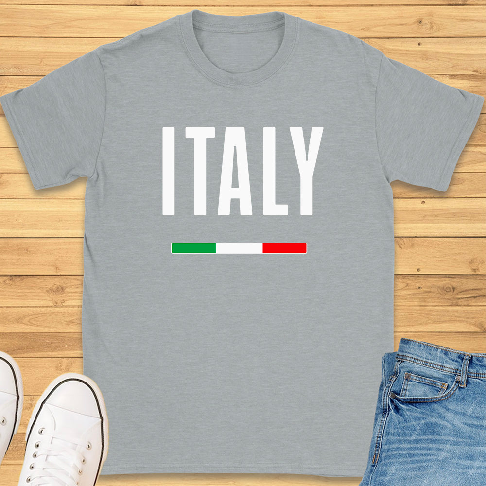 Italy Flag Modern T-Shirt