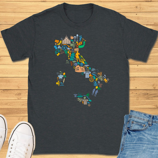 Italy Icon Silhouette T-Shirt