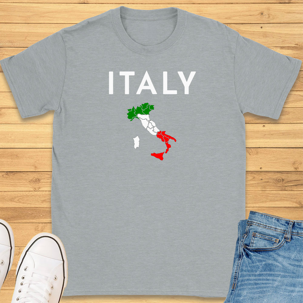 Italy Map T-Shirt