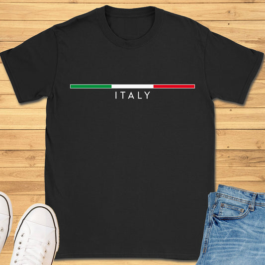 Italy Minimalist Flag T-Shirt