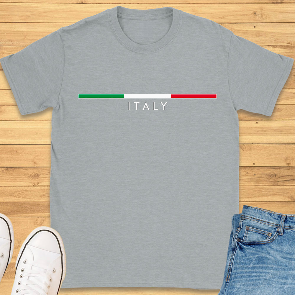 Italy Minimalist Flag T-Shirt