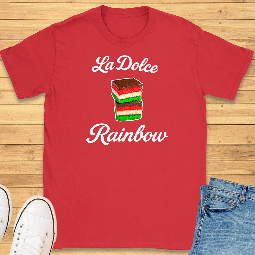 La Dolce Rainbow Italian Cookie T-Shirt