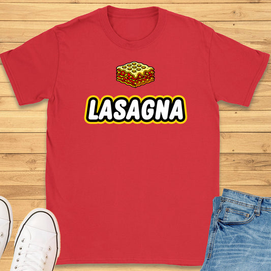 Lasagna Lego Blocks T-Shirt