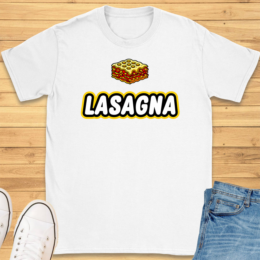 Lasagna Lego Blocks T-Shirt