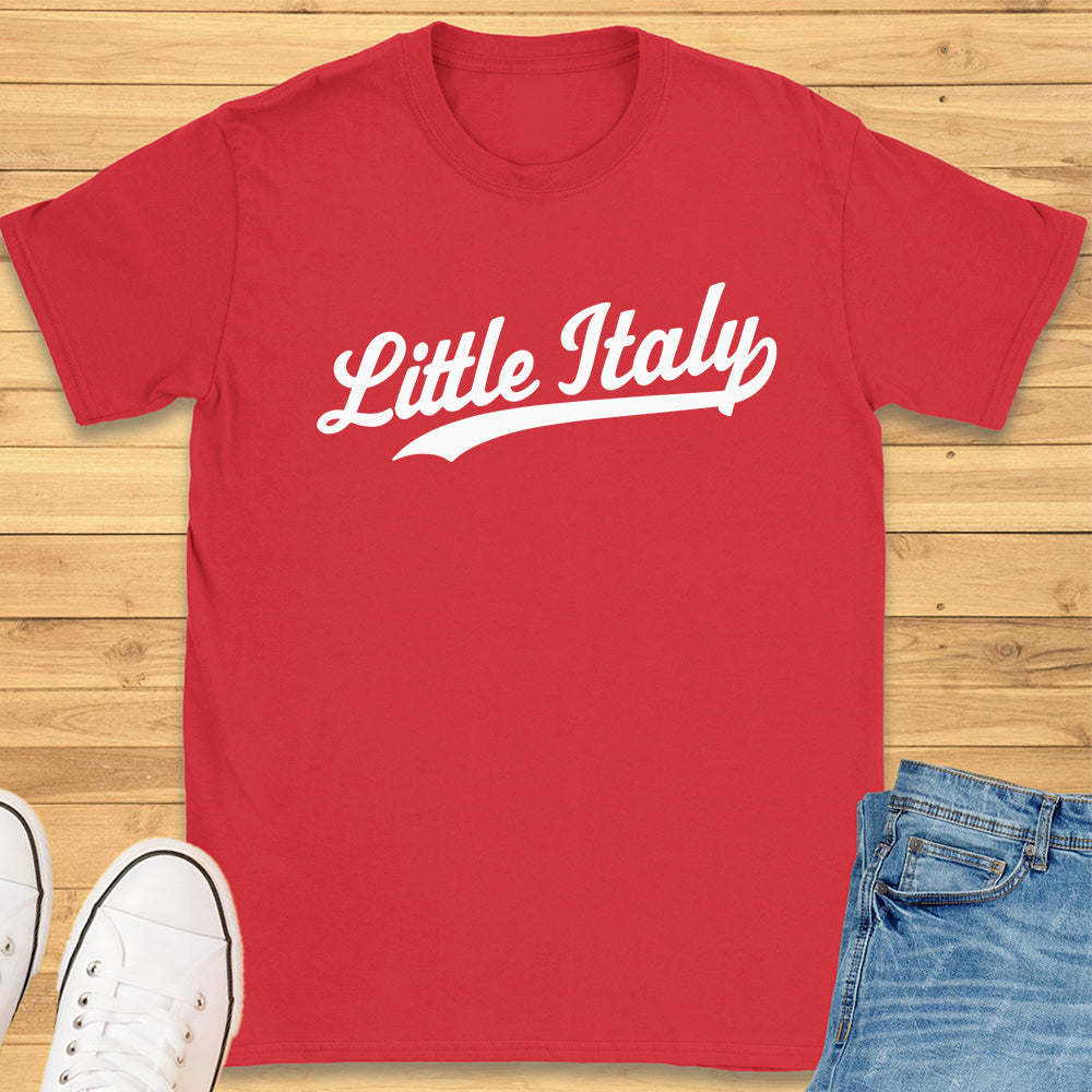 Little Italy Cursive Sport T-Shirt