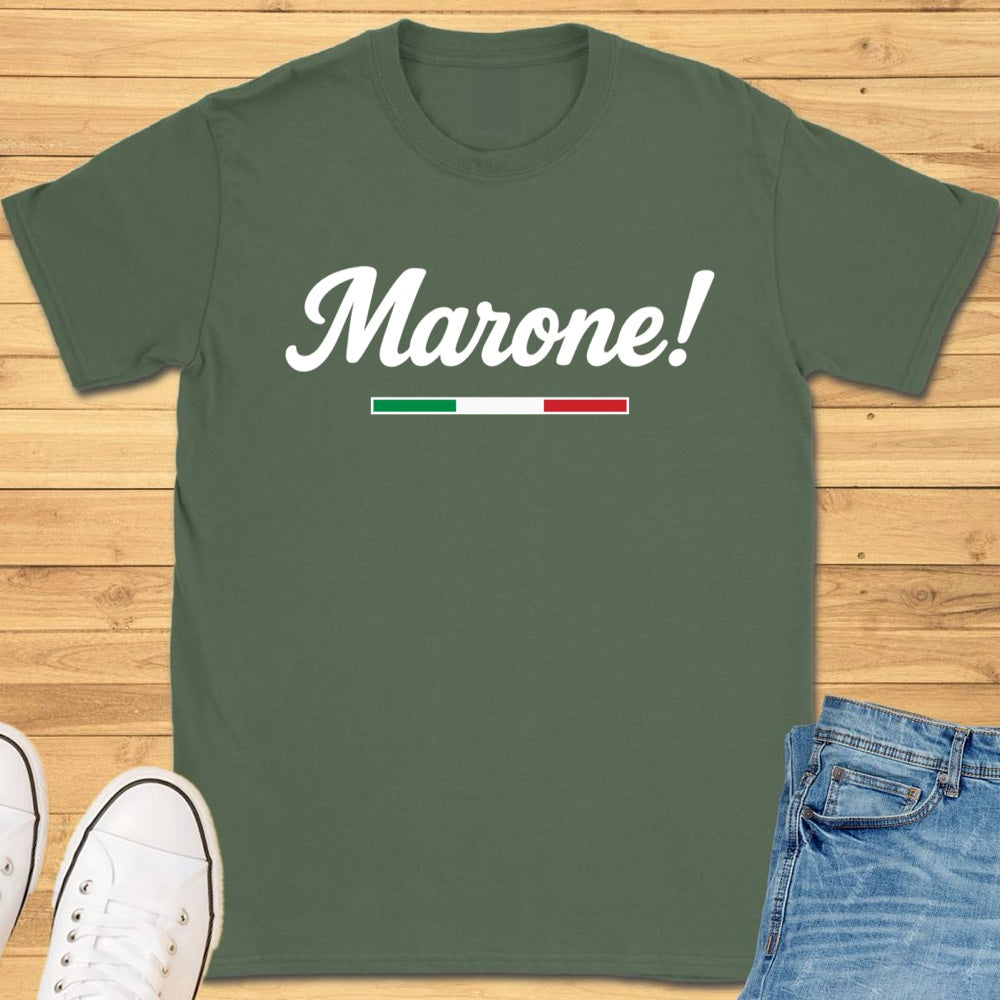Marone Cursive T-Shirt