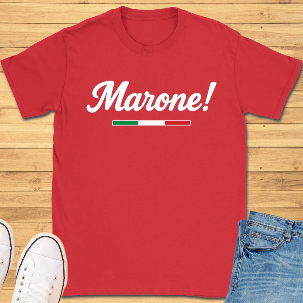 Marone Cursive T-Shirt