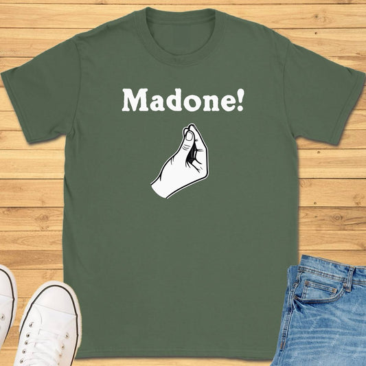 Madone Italian Hand Gesture T-Shirt