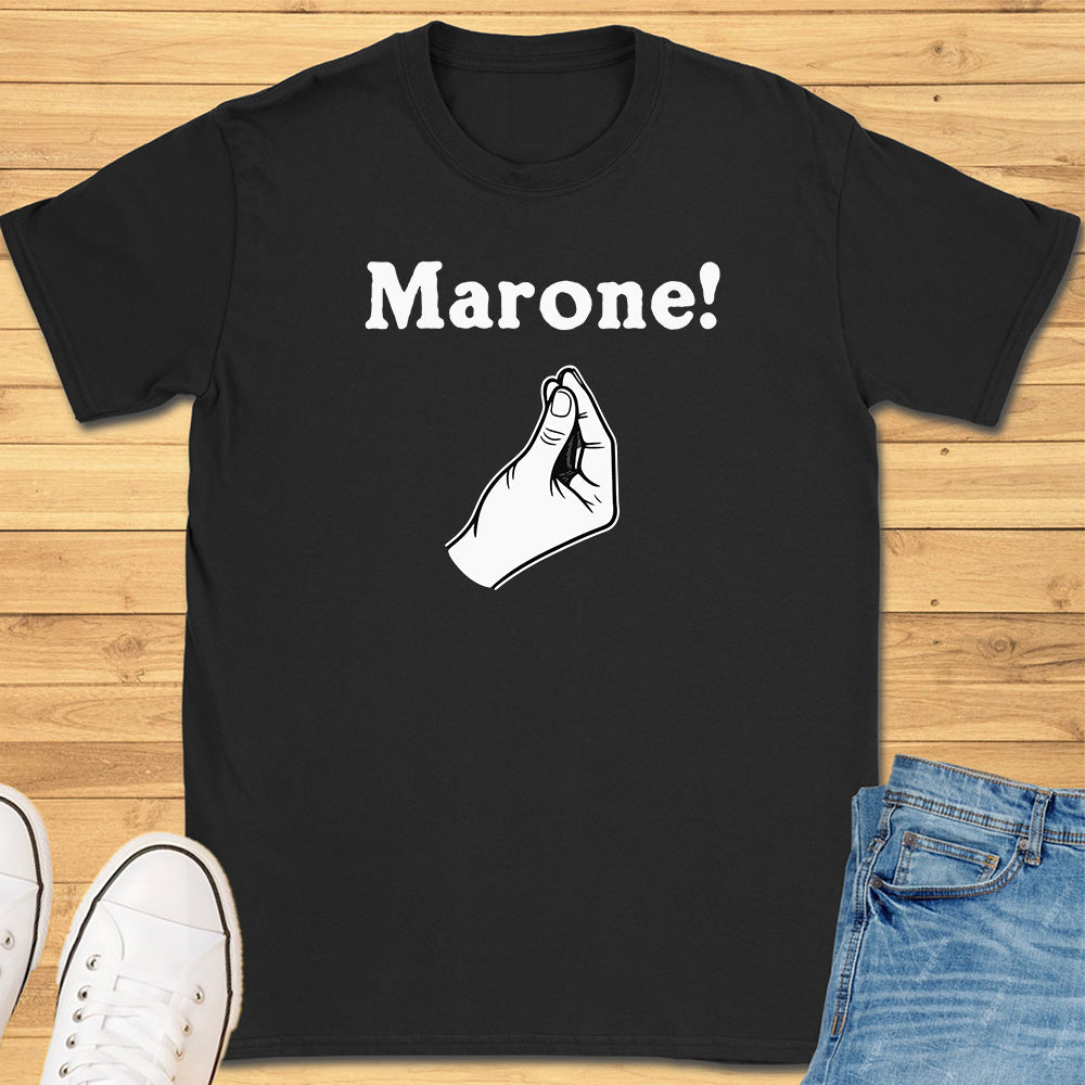 Marone Italian Hand Gesture T-Shirt