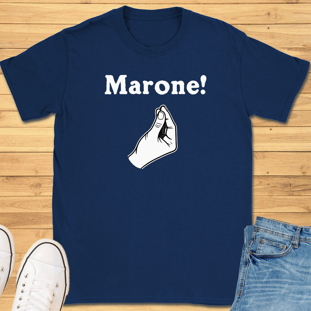 Marone Italian Hand Gesture T-Shirt