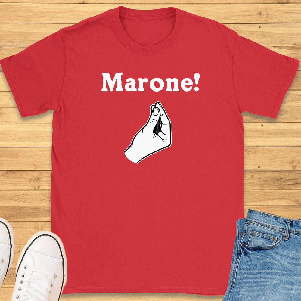 Marone Italian Hand Gesture T-Shirt