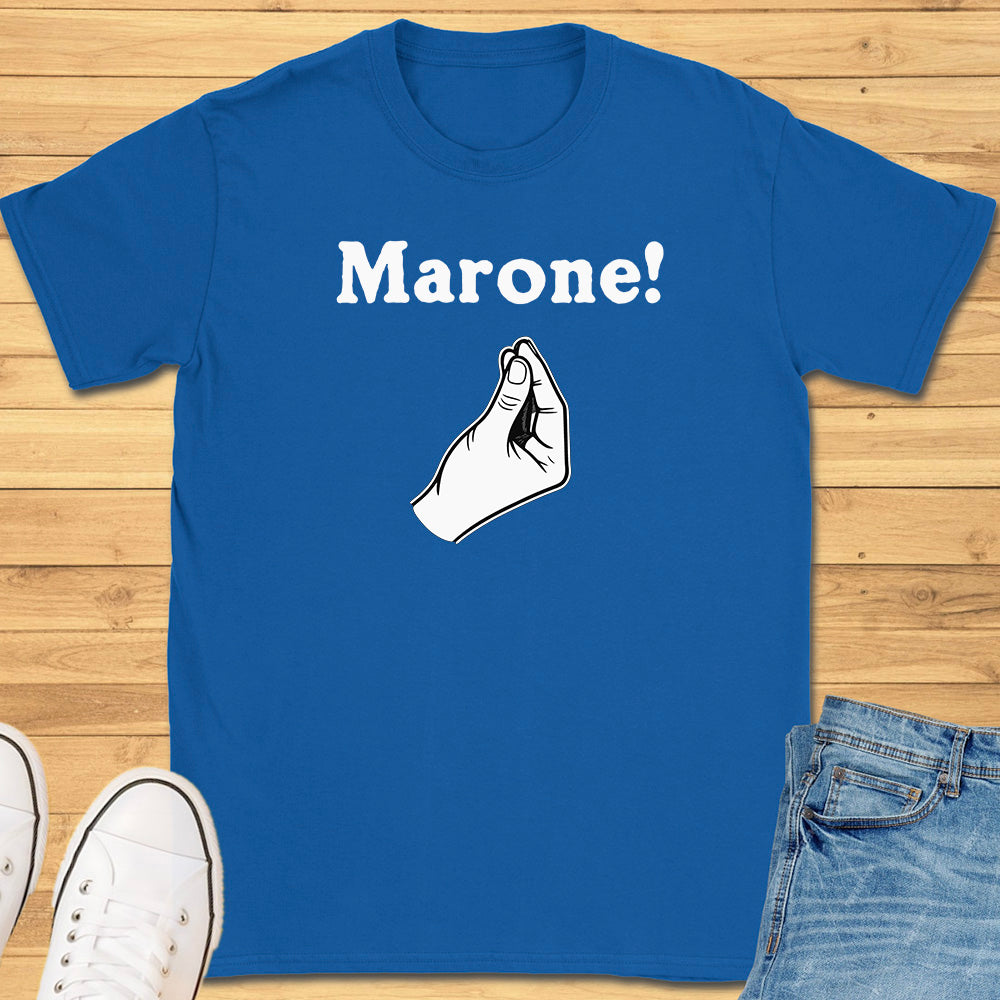 Marone Italian Hand Gesture T-Shirt