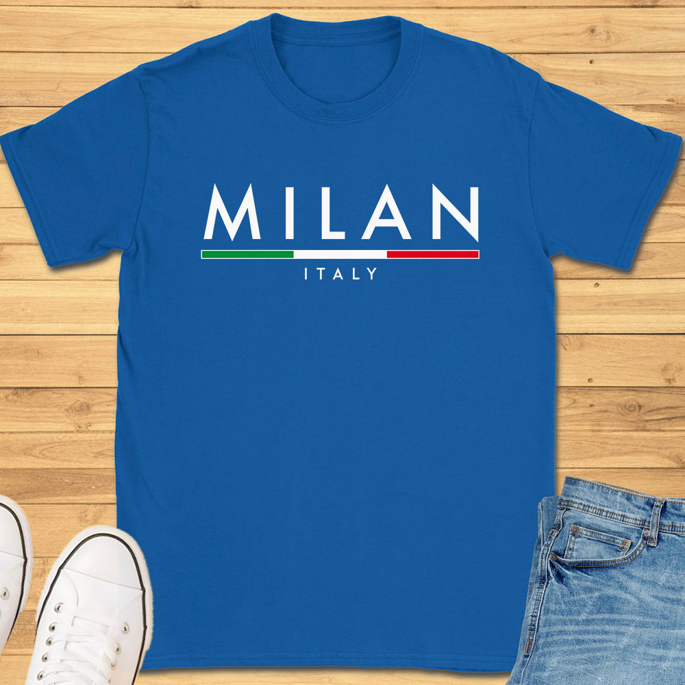 Milan Italy Minimalist T-Shirt