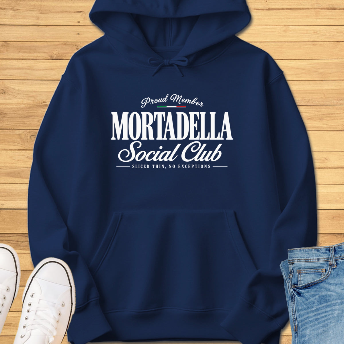 Mortadella Social Club Hoodie - Navy