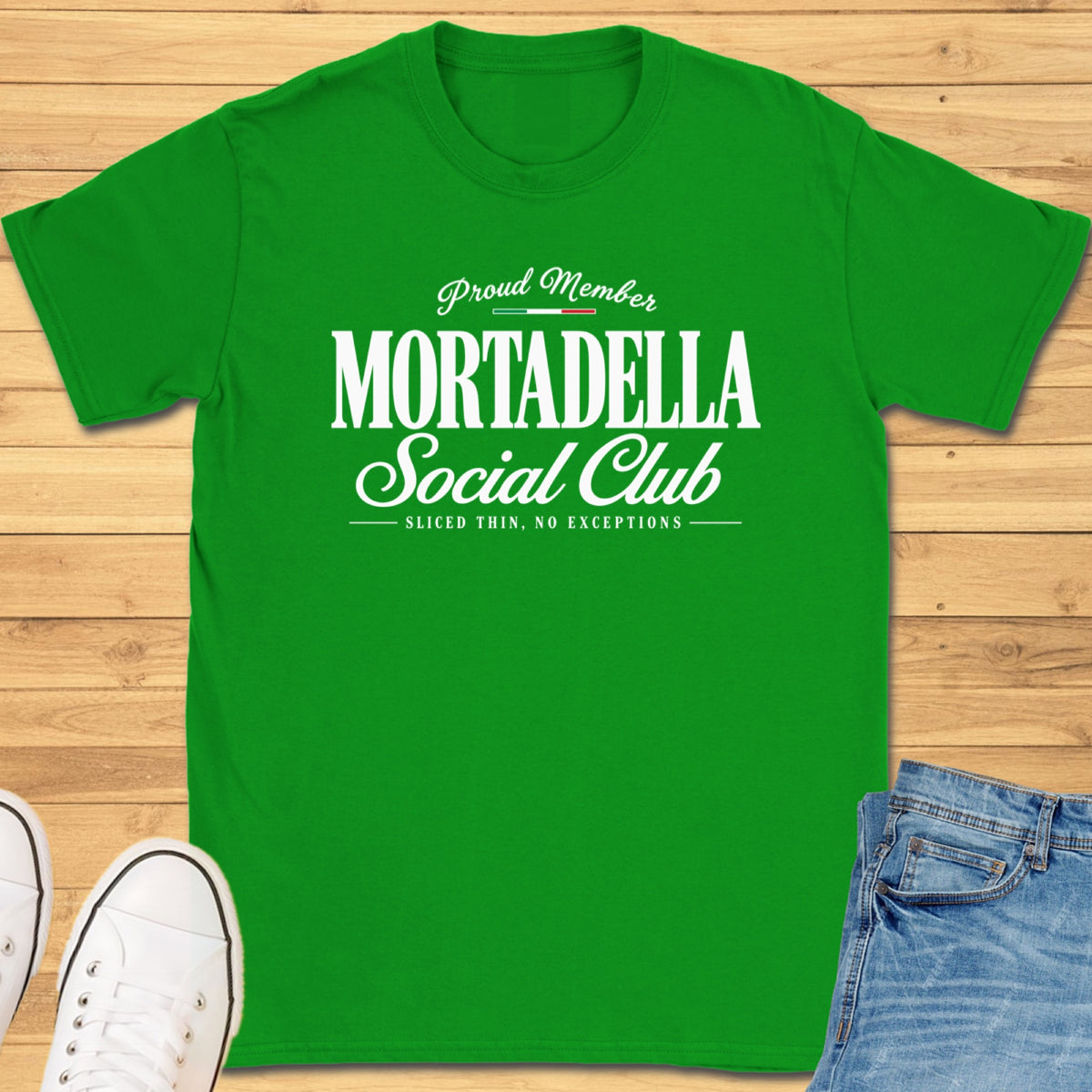 Mortadella Social Club T-Shirt - Irish Green