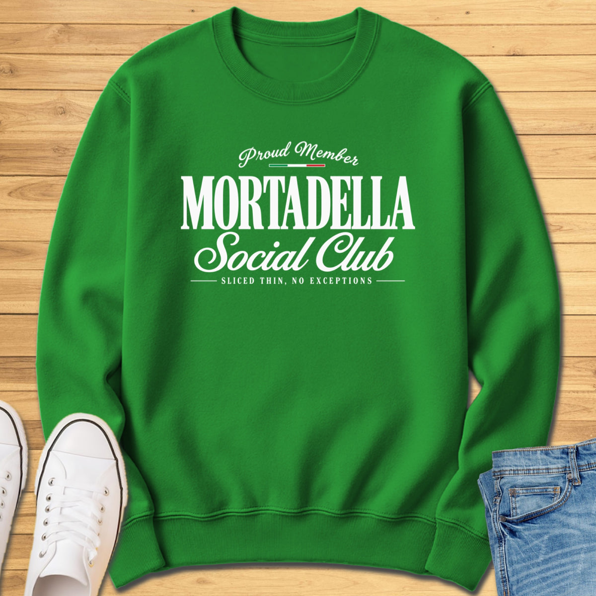 Mortadella Social Club Sweatshirt - Irish Green