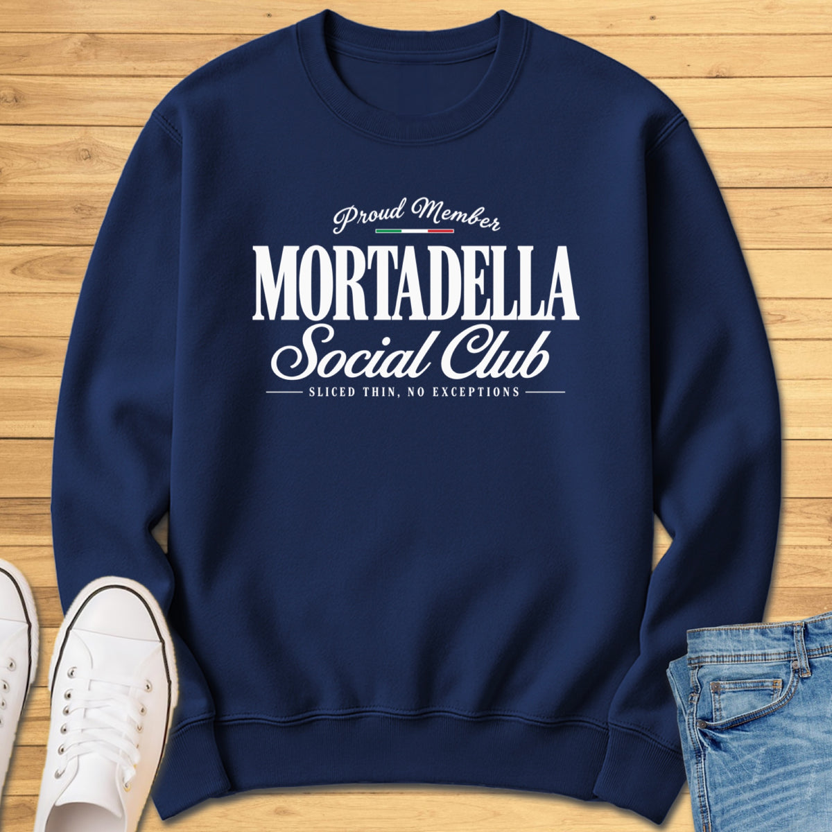 Mortadella Social Club Sweatshirt - Navy