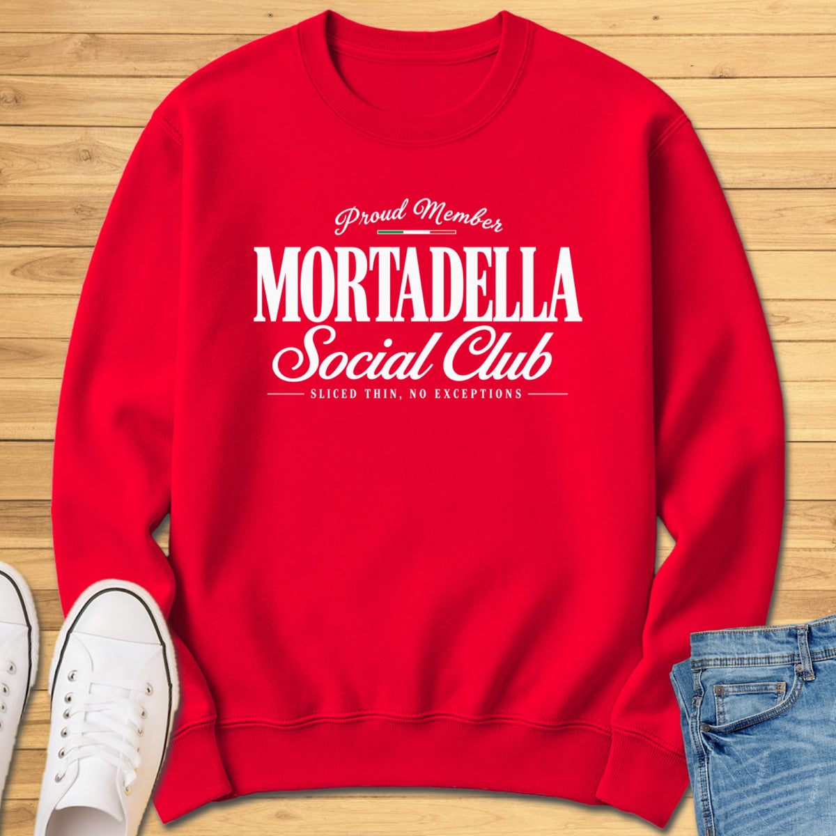 Mortadella Social Club Sweatshirt - Red