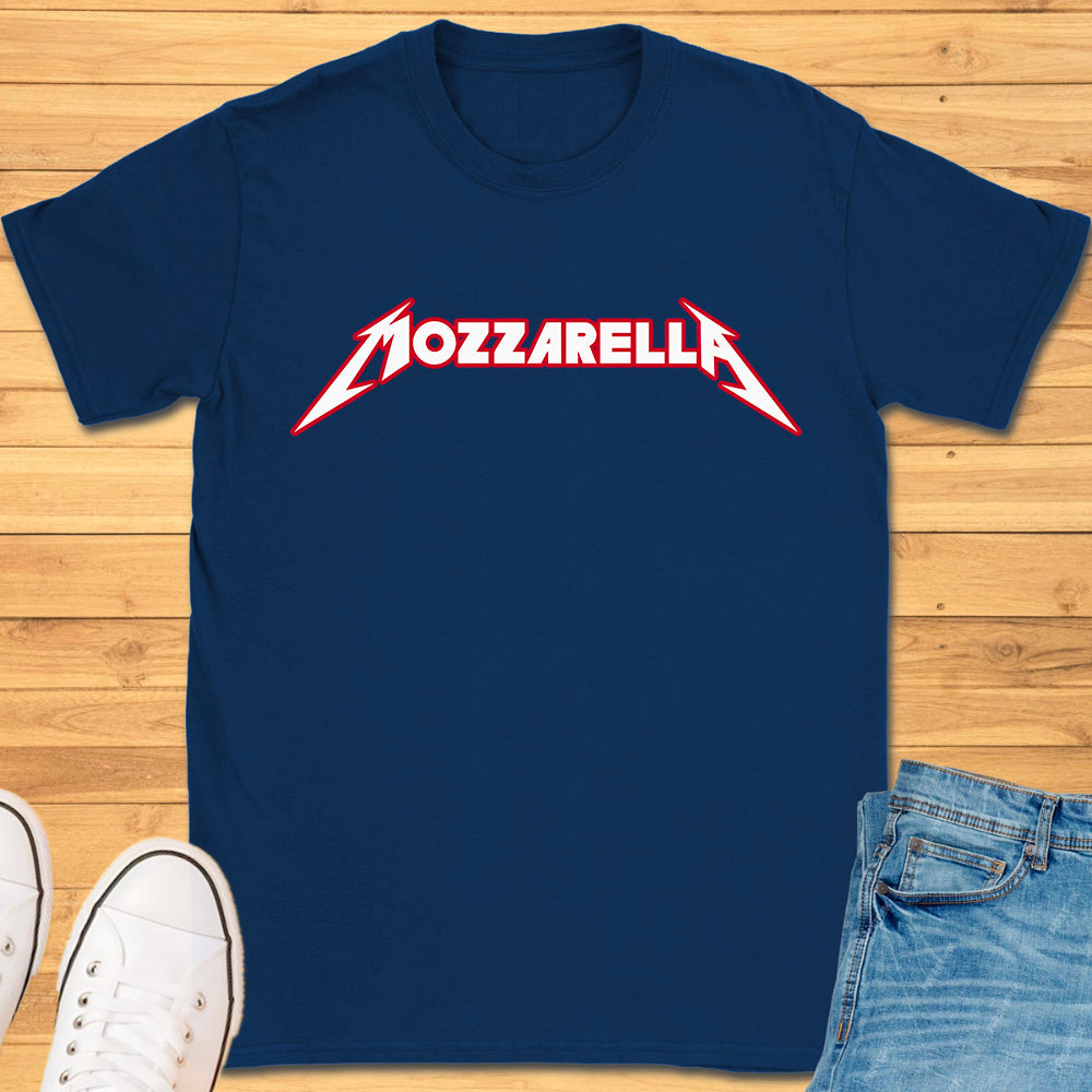 Mozzarella Heavy Metal T-Shirt