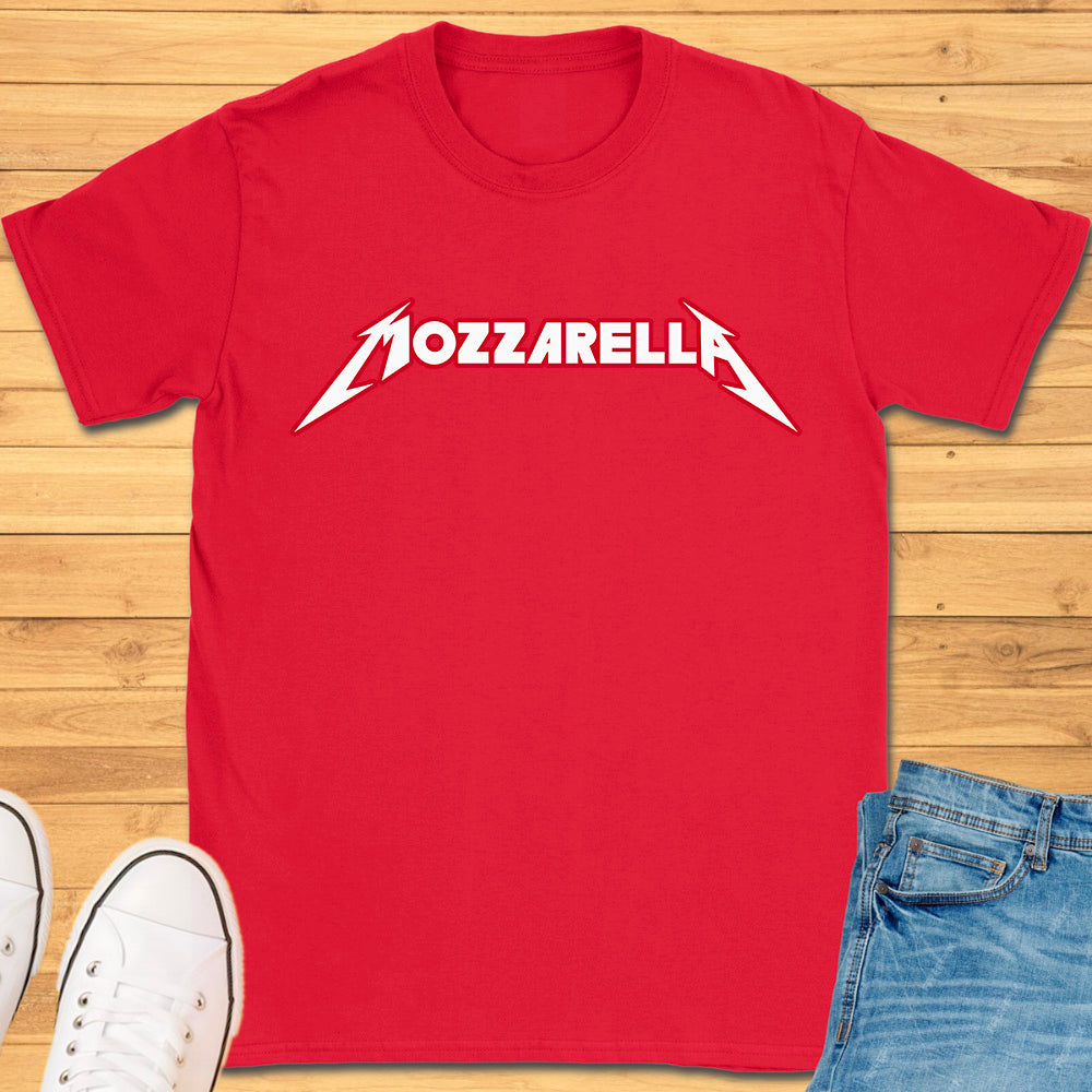 Mozzarella Heavy Metal T-Shirt