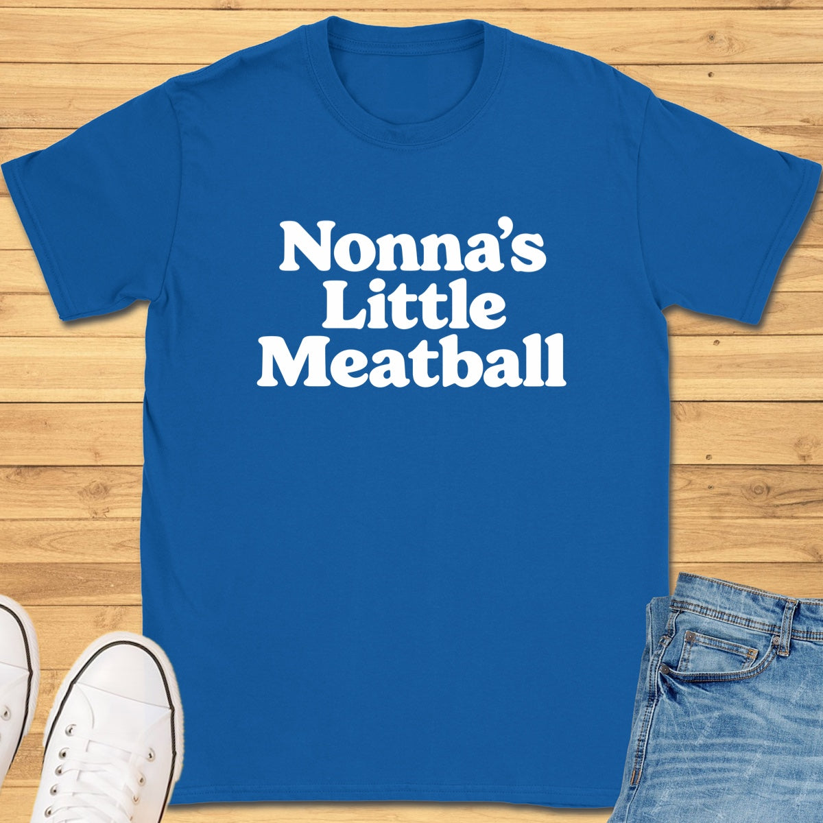 Nonna's Little Meatball T-Shirt - Royal