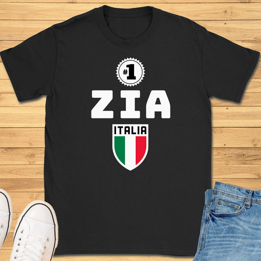 Number One Zia Italia Shield T-Shirt