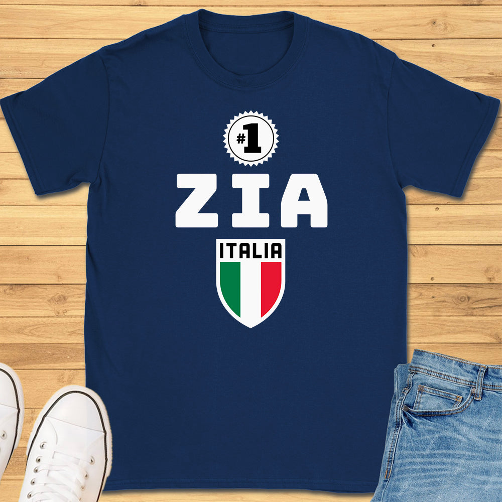 Number One Zia Italia Shield T-Shirt