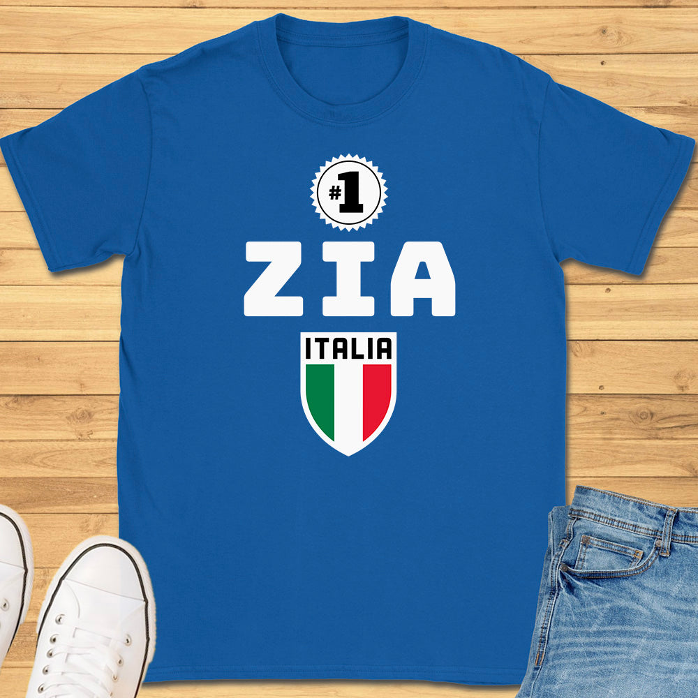 Number One Zia Italia Shield T-Shirt