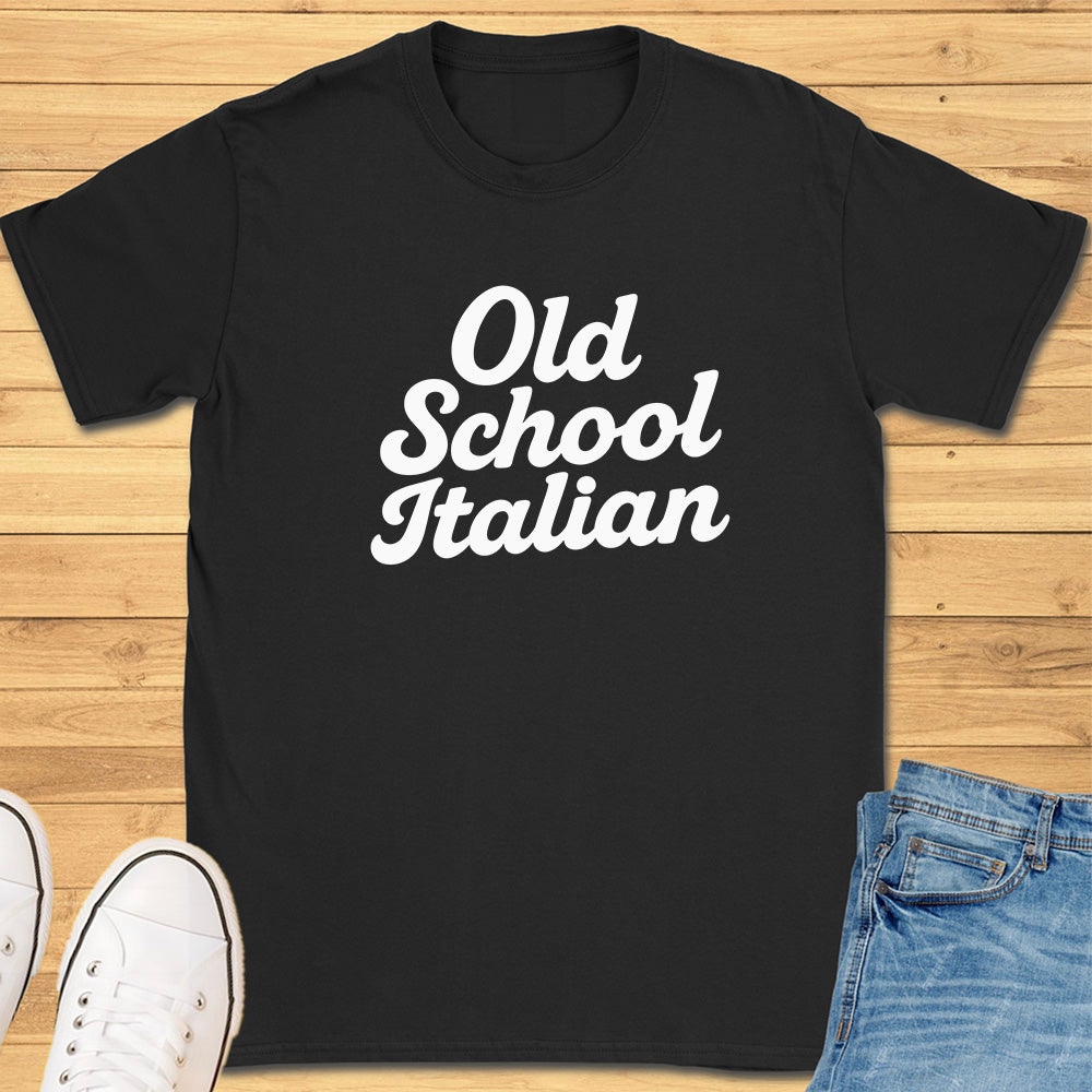 Old School Italian Cursive T-Shirt