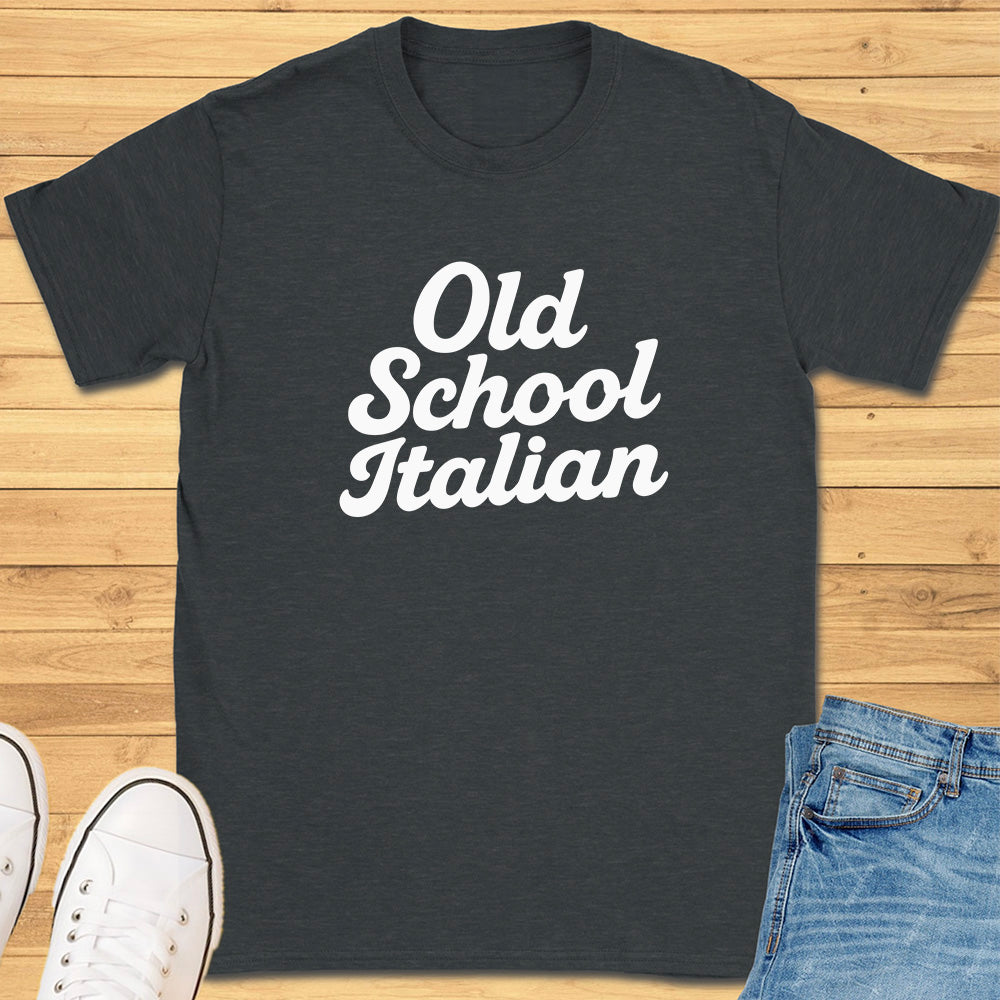 Old School Italian Cursive T-Shirt