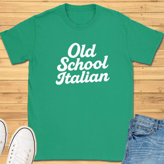 Old School Italian Cursive T-Shirt